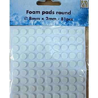 Nellies Foam Pads round 8,0 mm