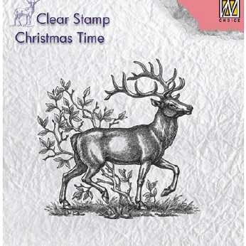 Nellies Choice Clearstamp Reindeer