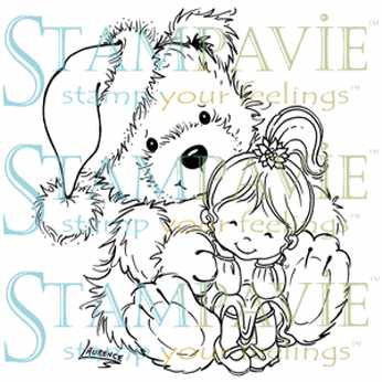 Clear Stamp Laurence Tobis Christmas cuddle