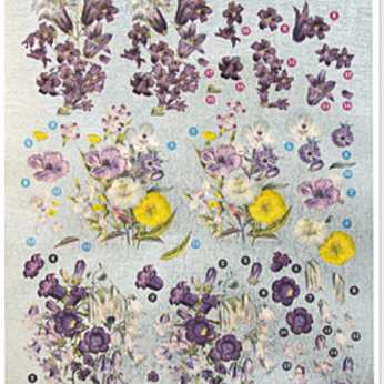Dufex Stanzbogen Blumen - Enzian, Glockenblumen
