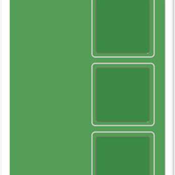 Passepartoutkarte A6 olivgrün Set