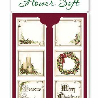Kartenaufleger, Flower Soft, Weihnachten