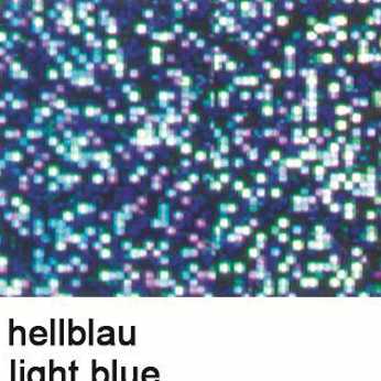 Hologrammfolie, selbstklebend, hellblau