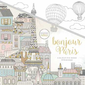 KaiserColour Coloring Book Bonjour Paris
