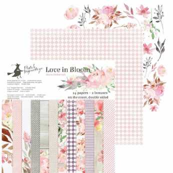 P13 Papierblock Love in Bloom 6x6"