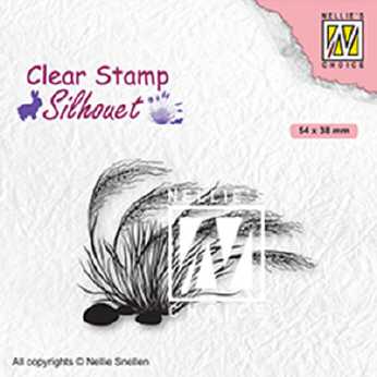 Nellie´s Choice Clearstamp Blooming Grass 3
