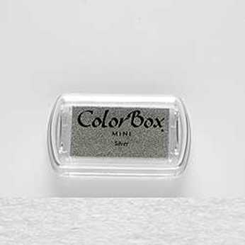 Mini Stempelkissen Color Box Silver