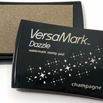 Versamark Dazzle Watermark Stamp Pad Champagne