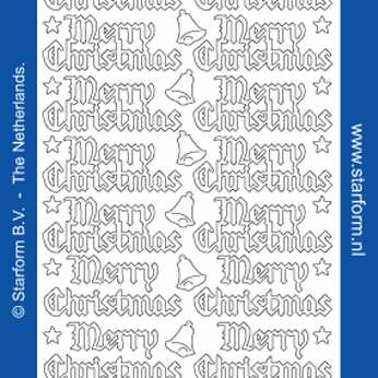 Starform, Transparent Sticker Merry Christmas