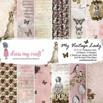 Dress My Craft Collection Pack My Vintage Lady