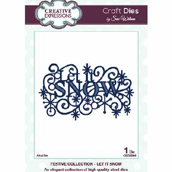 Creative Expressions Stanze Let it Snow