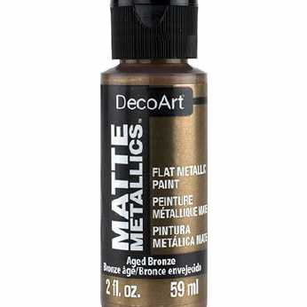 DecoArt Matte Metallics Charcoal