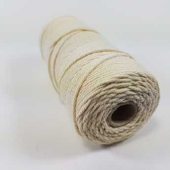 Baumwoll Makramee Schnur weiss 1,5 mm