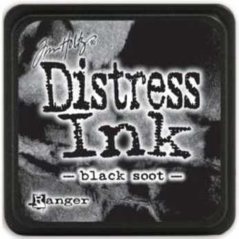 Ranger Distress Ink Pad Mini - Black Soot