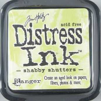 Distress Ink shabby shutters