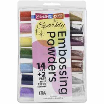Stampendous encrusted jewel kit silver
