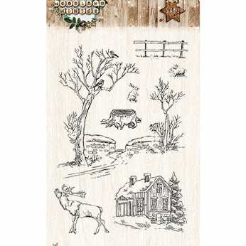 StudioLight Clearstamps Woodland Winter