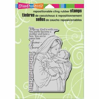 Stampendous Cling Mother Mary