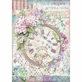 Stamperia Rice Paper Clock