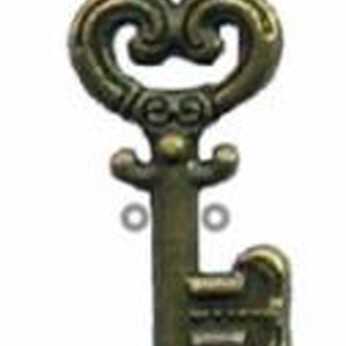 Vintage Metal Charms Key
