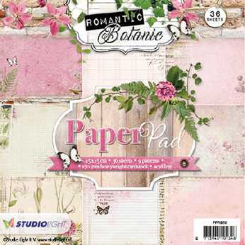 StudioLight Paper Pad Nr. 58 Romantic Botanic