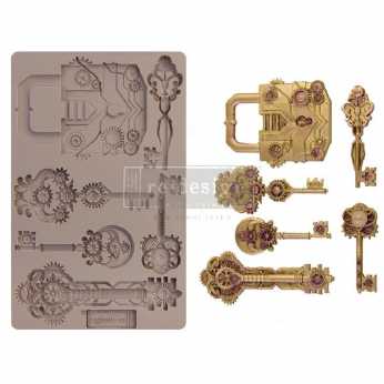 Prima re-design Decor Moulds Mechanical Lock & Key