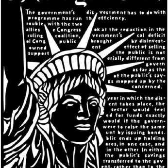 Stamperia Thick Stencil Statue of Liberty