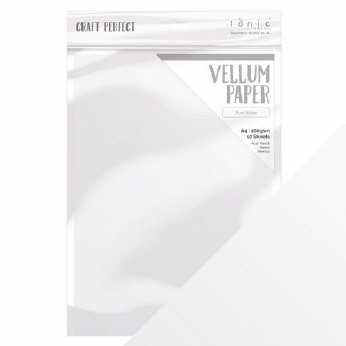 Craft Perfect Vellum Paper pure white