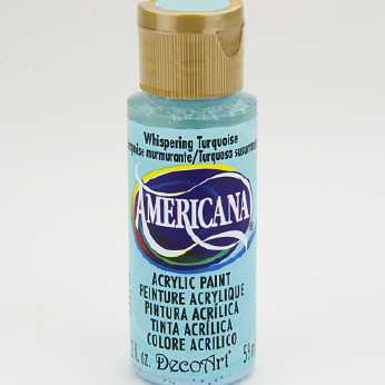 Americana acrylic paint whispering turquoise