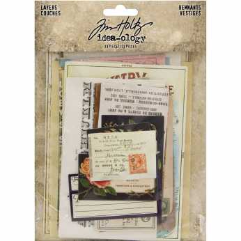 Tim Holtz Layers Remnants Cards