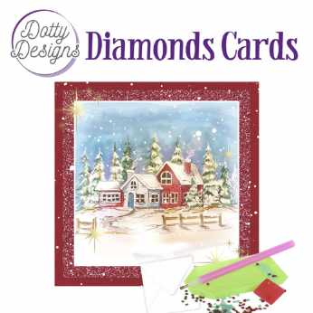 Diamond Cards Winter Landscape