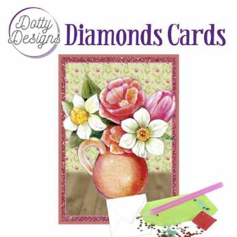 Diamond Cards Flowers