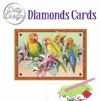 Diamond Cards Tropical Birds