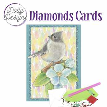 Diamond Cards Bird on branch