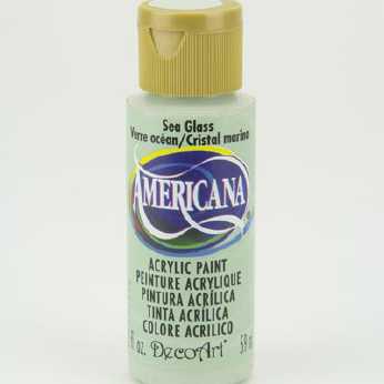Americana acrylic paint sea glass