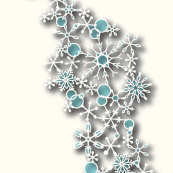 Memory Box Stencil Delicate Snowflakes