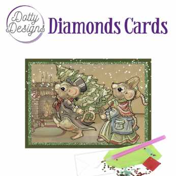 Diamond Cards Have a mice Christmas
