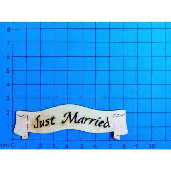 Banner "Just married"