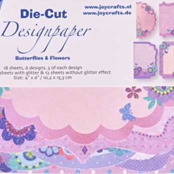 Joy Crafts Papierblock Die Cut, Designpapier Roses