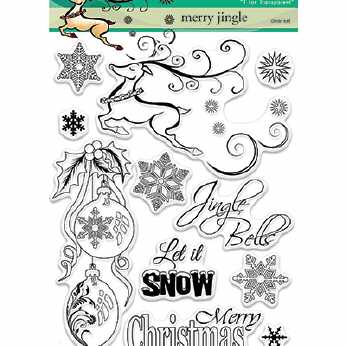 Penny Black Clearstamps Merry Jingle