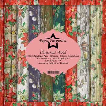 Paper Favourites Paper Pack Christmas Wood