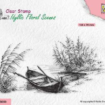 Nellie´s Clearstamp Lake with rowing boat