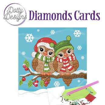 Diamond Cards Christmas Birds