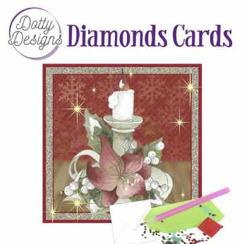 Diamond Cards Poinsettia