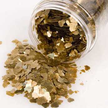 Stampendous gilded Mica fragments