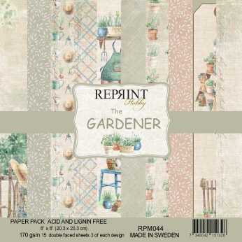 Reprint Paper Pack The Gardener 8x8"
