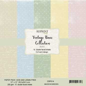 Reprint Paper Pack Dots 2 - Vintage Basic Coll.