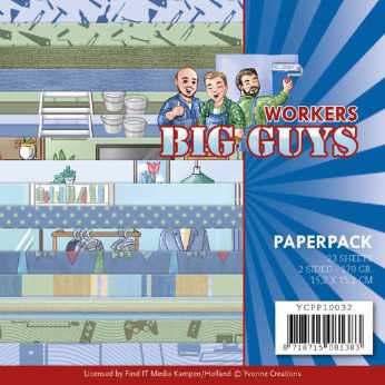 Paperpack - Yvonne Creations - Big Guys Workers