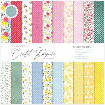 Craft Consortium Paper Pad Bright Blooms 12x12"