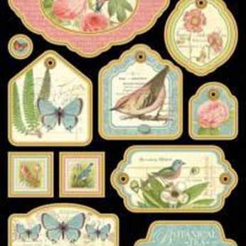 Graphic 45 Botanical Tea Chipboard 2
